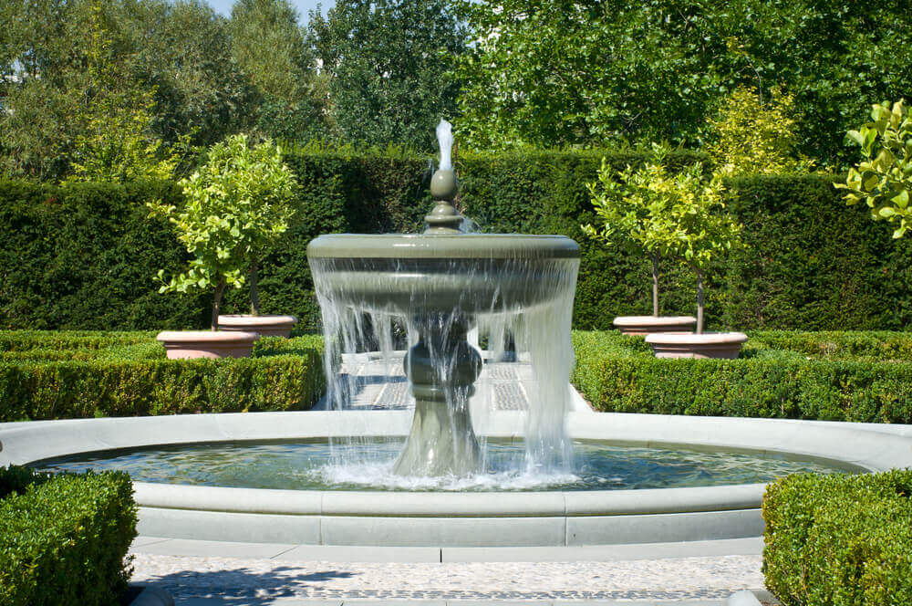 fontanna ogrodowa